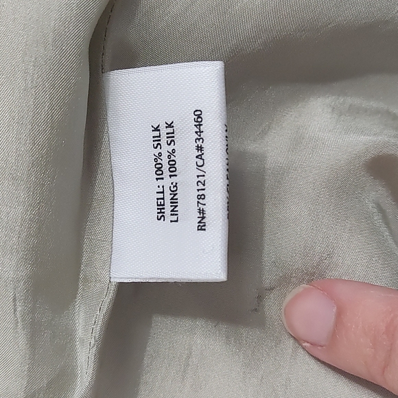 Eileen Fisher Petite Textured Silk Jacket - Picture 9 of 9